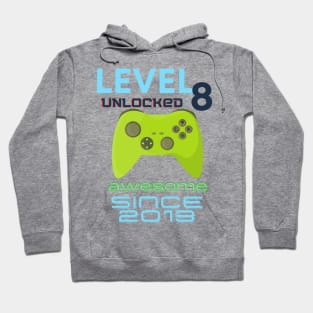 Level 8 Unlocked Awesome 2013 Video Gamer Hoodie